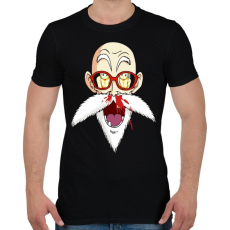 PRINTFASHION Master Roshi - Férfi póló - Fekete