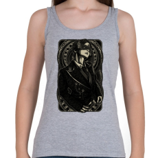 PRINTFASHION Maszkos  - Női atléta - Sport szürke