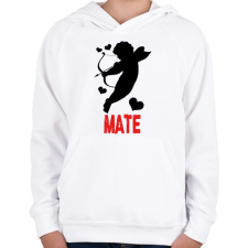 PRINTFASHION Mate - Gyerek kapucnis pulóver - Fehér gyerek pulóver, kardigán