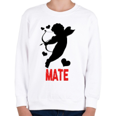 PRINTFASHION Mate - Gyerek pulóver - Fehér