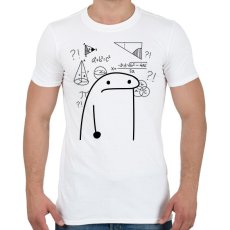 PRINTFASHION Matek borzalmai - fekete - Férfi póló - Fehér