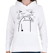 PRINTFASHION Matek borzalmai - fekete - Női kapucnis pulóver - Fehér női pulóver, kardigán