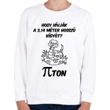 PRINTFASHION Matek kígyó - Gyerek pulóver - Fehér gyerek pulóver, kardigán