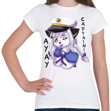 PRINTFASHION Matróz blúzban - Női póló - Fehér