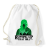 PRINTFASHION Max - Running up that hill - Sportzsák, Tornazsák - Fehér