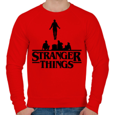 PRINTFASHION Max Stranger Things - Férfi pulóver - Piros férfi pulóver, kardigán