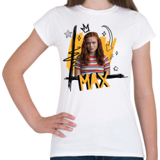 PRINTFASHION Max - Stranger Things - Női póló - Fehér