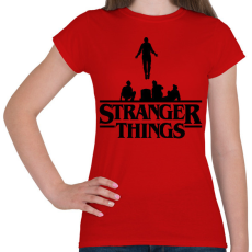 PRINTFASHION Max Stranger Things - Női póló - Piros