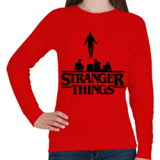 PRINTFASHION Max Stranger Things - Női pulóver - Piros