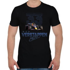 PRINTFASHION Max Verstappen - Férfi póló - Fekete