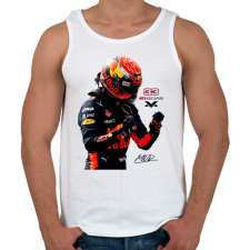 PRINTFASHION Max Verstappen new - Férfi atléta - Fehér atléta, trikó