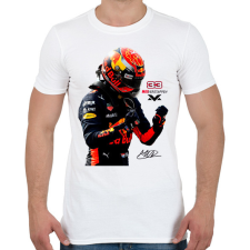 PRINTFASHION Max Verstappen new - Férfi póló - Fehér férfi póló