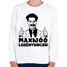 PRINTFASHION Maxijó legénybúcsú - Gyerek pulóver - Fehér