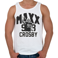 PRINTFASHION Maxx Crosby #98 - Férfi atléta - Fehér