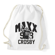 PRINTFASHION Maxx Crosby #98 - Sportzsák, Tornazsák - Fehér tornazsák