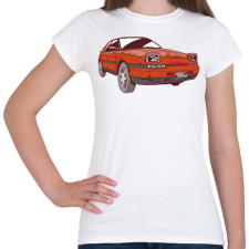 PRINTFASHION Mazda 323F BG - Női póló - Fehér női póló