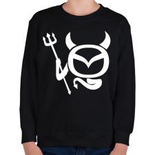 PRINTFASHION Mazda Devil - Gyerek pulóver - Fekete gyerek pulóver, kardigán