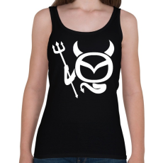 PRINTFASHION Mazda Devil - Női atléta - Fekete