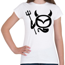 PRINTFASHION Mazda Devil - Női póló - Fehér