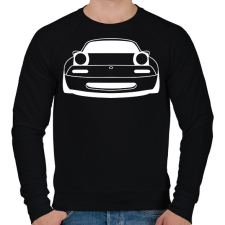 PRINTFASHION Mazda mx5 Fehér - Férfi pulóver - Fekete férfi pulóver, kardigán