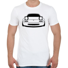 PRINTFASHION Mazda mx5 Fekete - Férfi póló - Fehér