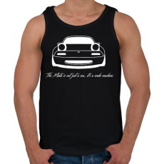 PRINTFASHION Mazda mx5  - Férfi atléta - Fekete