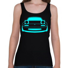 PRINTFASHION Mazda mx5  - Női atléta - Fekete