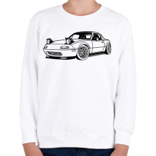 PRINTFASHION Mazda mx-5 /1 - Gyerek pulóver - Fehér gyerek pulóver, kardigán