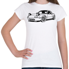 PRINTFASHION Mazda mx-5 /1 - Női póló - Fehér