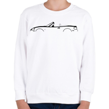 PRINTFASHION Mazda NB Fekete - Gyerek pulóver - Fehér gyerek pulóver, kardigán