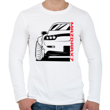 PRINTFASHION Mazda RX7 - Férfi hosszú ujjú póló - Fehér férfi póló