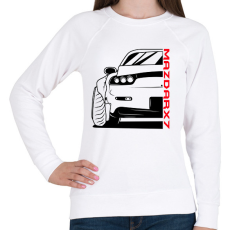 PRINTFASHION Mazda RX7 - Női pulóver - Fehér