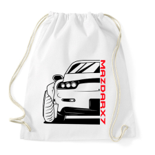 PRINTFASHION Mazda RX7 - Sportzsák, Tornazsák - Fehér tornazsák