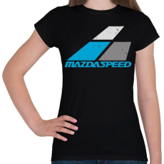PRINTFASHION Mazda Speed - Női póló - Fekete