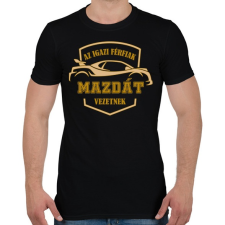PRINTFASHION Mazdás sofőr - Férfi póló - Fekete férfi póló