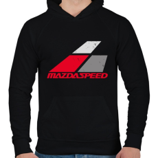 PRINTFASHION MazdaSpeed - Férfi kapucnis pulóver - Fekete
