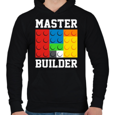 PRINTFASHION MB - Férfi kapucnis pulóver - Fekete