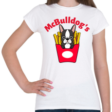 PRINTFASHION mcbulldog - Női póló - Fehér