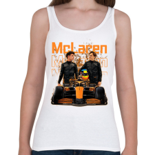 PRINTFASHION Mclaren 2025 - Női atléta - Fehér női trikó