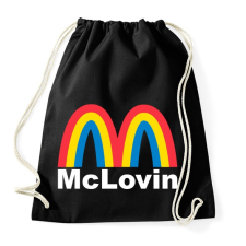 PRINTFASHION McLovin - Sportzsák, Tornazsák - Fekete tornazsák