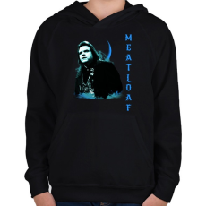 PRINTFASHION Meatloaf - Gyerek kapucnis pulóver - Fekete