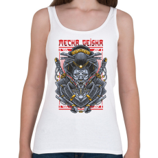 PRINTFASHION Mecha Geisha - Női atléta - Fehér