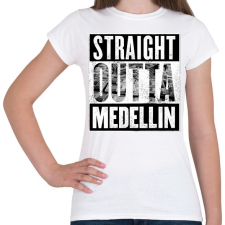 PRINTFASHION Medellin - Női póló - Fehér női póló