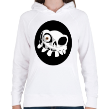 PRINTFASHION Medievil - Női kapucnis pulóver - Fehér női pulóver, kardigán