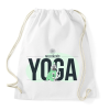 PRINTFASHION Meditációs jóga - Sportzsák, Tornazsák - Fehér