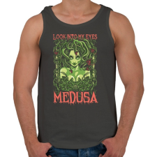 PRINTFASHION Medusa - Férfi atléta - Sötétszürke atléta, trikó