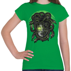 PRINTFASHION Medúza - Női póló - Zöld