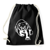 PRINTFASHION Medve  - Sportzsák, Tornazsák - Fekete