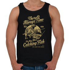 PRINTFASHION Még egy fogás - Férfi atléta - Fekete