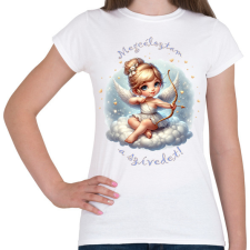 PRINTFASHION Megcéloztam a szívedet! - Női póló - Fehér női póló